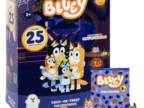 Bluey Mini Figures, 25 Individually Bagged Figures only $10!